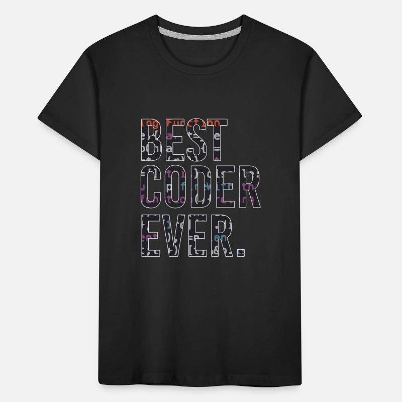 Meilleur codeur de code de programmeur T-shirt bio Premium Enfant