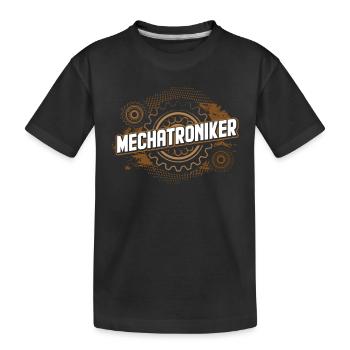 Mechatroniker - Kinder Premium Bio T-Shirt - Schwarz - Vorne