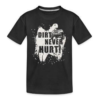 jeep offroad - T-shirt bio Premium Enfant - noir - Devant