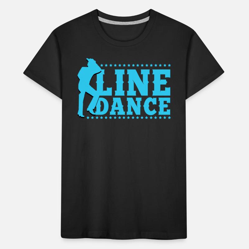 Linedance, Line dance Linedancer T-shirt bio Premium Enfant