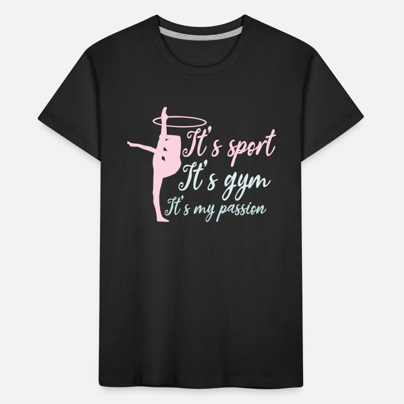 Rhythmic gymnastics gift Kids' Premium Organic T-Shirt