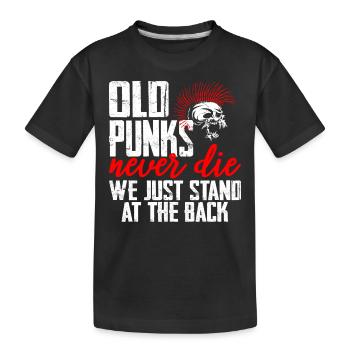 Cadeau de déclaration de musique punk rock punk - T-shirt bio Premium Enfant - noir - Devant