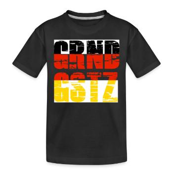 Grundgesetz Deutschland - Kinder Premium Bio T-Shirt - Schwarz - Vorne