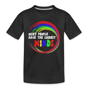 Autiste, autisme - T-shirt bio Premium Enfant - noir - Devant