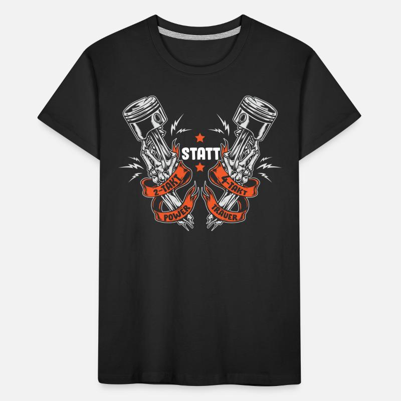 Puissance 2 temps, cyclomoteur, Simmi, 50cc, DDR S51 T-shirt bio Premium Enfant