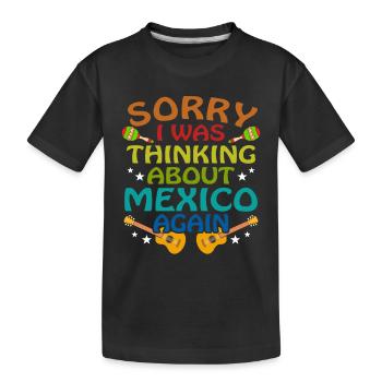 Mexique Mexicains - T-shirt bio Premium Enfant - noir - Devant