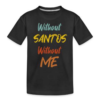 Santos - T-shirt bio Premium Enfant - noir - Devant