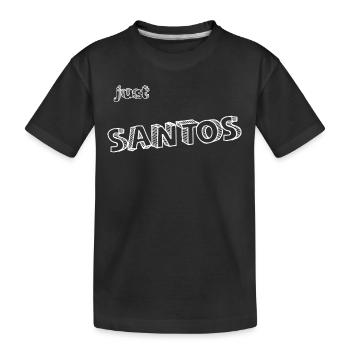Nom de Santos - T-shirt bio Premium Enfant - noir - Devant
