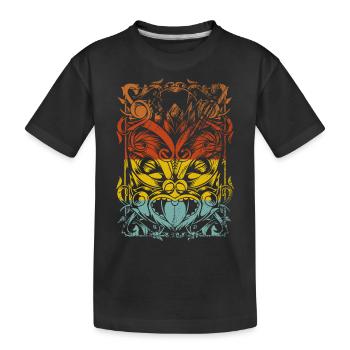 Maori Aztecs - Kids' Premium Organic T-Shirt - black - Front