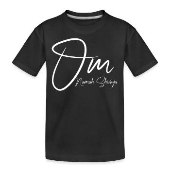 Om Namah Shivaya - T-shirt bio Premium Enfant - noir - Devant