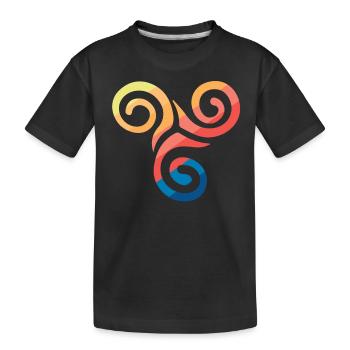 Symbole celtique - T-shirt bio Premium Enfant - noir - Devant