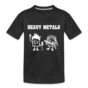 Heavy Metals Chemistry Heavy Metals Ella Lopez Nerds - Kids' Premium Organic T-Shirt - black - Front
