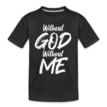 Dieu chrétien - Jésus - Bible - T-shirt bio Premium Enfant - noir - Devant