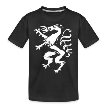 Panthère de Styrie – Orgueil et tradition - T-shirt bio Premium Enfant - noir - Devant