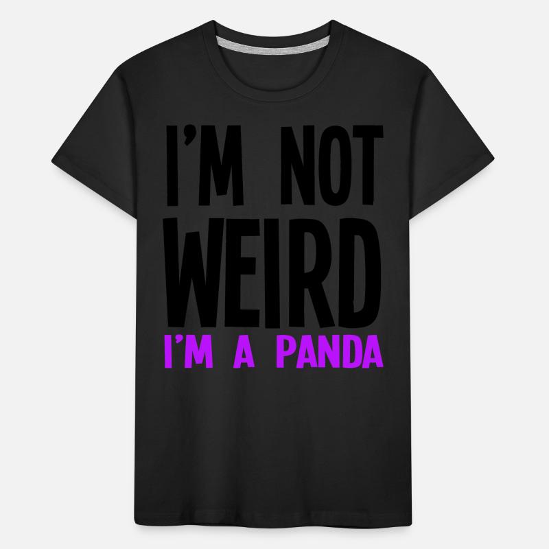 Ich bin nicht komisch Ich bin ein Panda Kinder Premium Bio T-Shirt