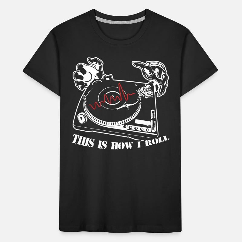 DJ c'est comme ça que DJ Roll T-shirt bio Premium Enfant