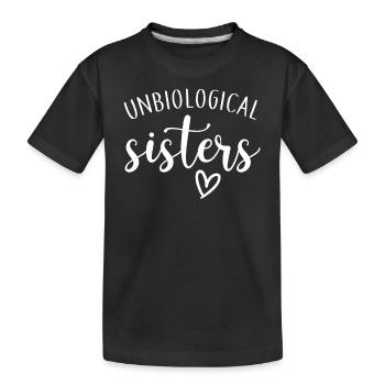 Soeurs non biologiques - T-shirt bio Premium Enfant - noir - Devant