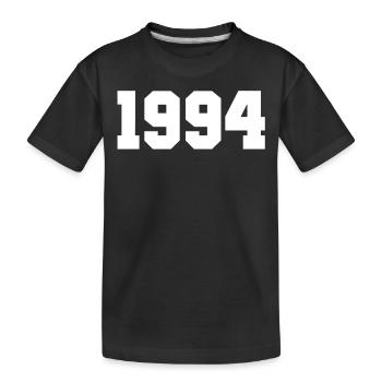 1994 - Kinder Premium Bio T-Shirt - Schwarz - Vorne