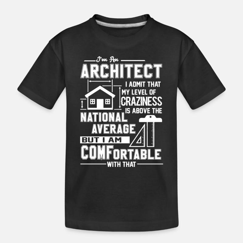 Architecte Je suis un architecte - T-shirt bio Premium Enfant - noir