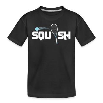 squash - Kids' Premium Organic T-Shirt - black - Front