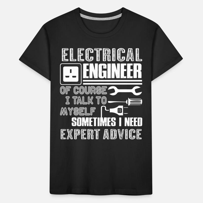 Electrical Engineer Funny Electrical Engineer Kids' Premium Organic T-Shirt
