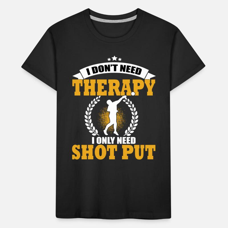 Kugelstossen Spruch Geschenk Kinder Premium Bio T-Shirt