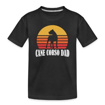 Cane Corso - Kinder Premium Bio T-Shirt - Schwarz - Vorne