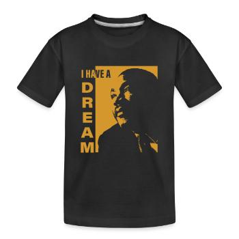 luther, luther Martin Luther King, Dream - T-shirt bio Premium Enfant - noir - Devant