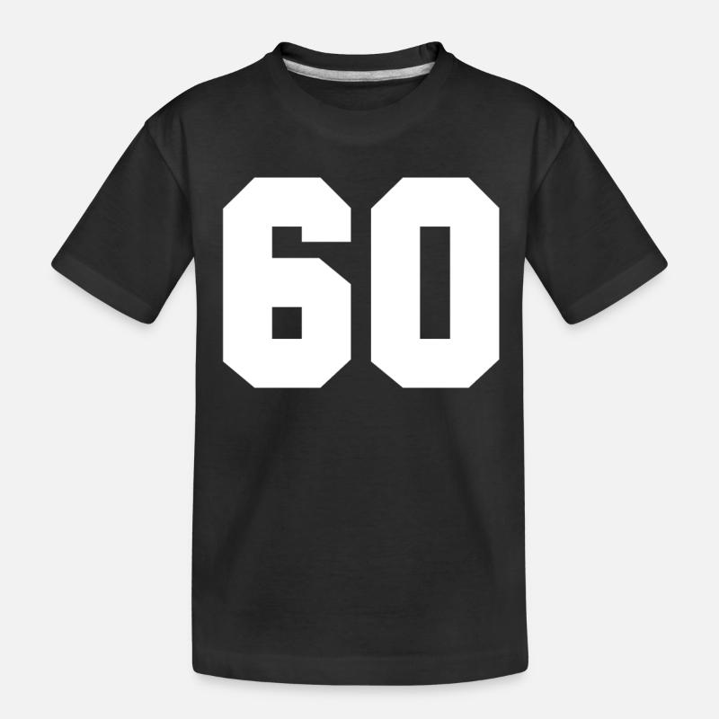 Numéro 60 - T-shirt bio Premium Enfant - noir