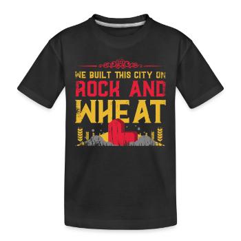 Jeu de société, jeu de plateau, rue la plus longue - T-shirt bio Premium Enfant - noir - Devant