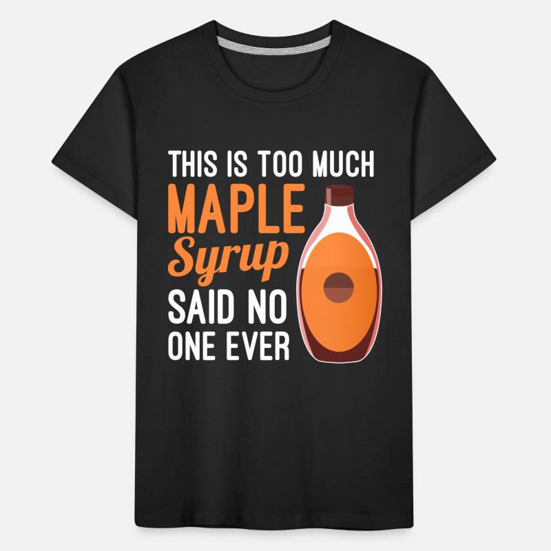 Sirop d'érable Canada Sirop Sirop d'érable Canada T-shirt bio Premium Enfant
