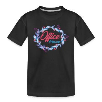 secrétaire - T-shirt bio Premium Enfant - noir - Devant