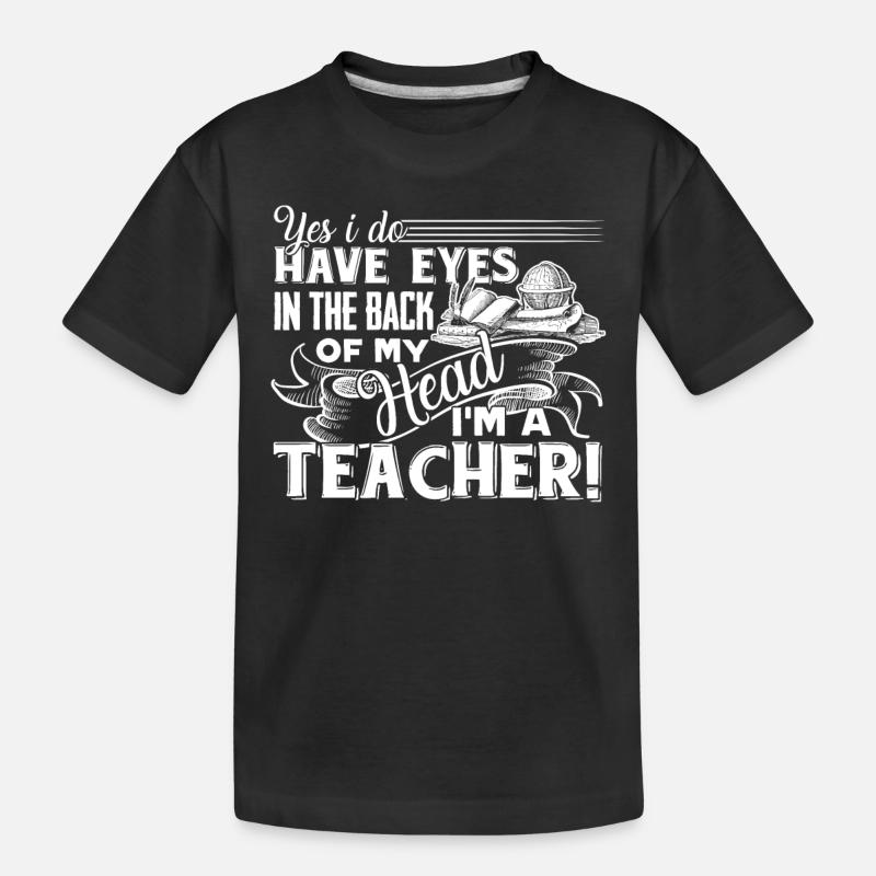 Lehrer Ich bin ein Lehrer - Kinder Premium Bio T-Shirt - Schwarz