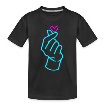 K-Pop Korea-Popmusik Kdrama Kpop Korea Koreanisch - Kinder Premium Bio T-Shirt - Schwarz - Vorne