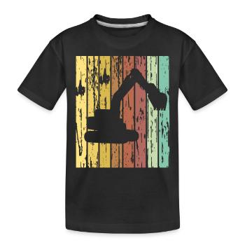 Pelles enfants - T-shirt bio Premium Enfant - noir - Devant