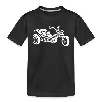Triker tricycle - T-shirt bio Premium Enfant - noir - Devant