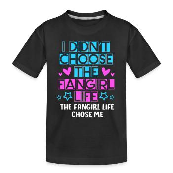 K-Pop Fan Korea Fangirl - T-shirt bio Premium Enfant - noir - Devant