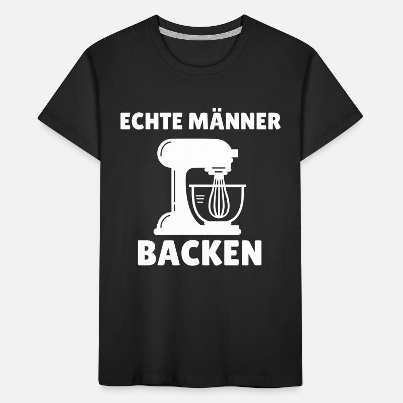 Bäcker Männer Backen Hobby Konditor Junge Bäckerei Kinder Premium Bio T-Shirt
