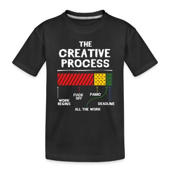 Graphic Designer Graphic Designer Artist - Kids' Premium Organic T-Shirt - black - Front