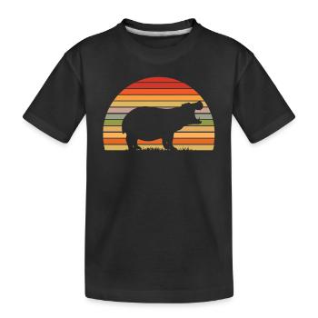 Hippocampe - T-shirt bio Premium Enfant - noir - Devant