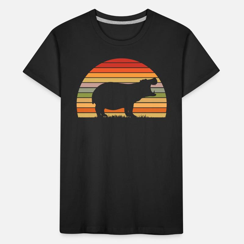 Hippo Kids' Premium Organic T-Shirt