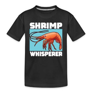 Crevettes murmureurs - T-shirt bio Premium Enfant - noir - Devant