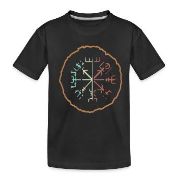 Symbole viking - T-shirt bio Premium Enfant - noir - Devant