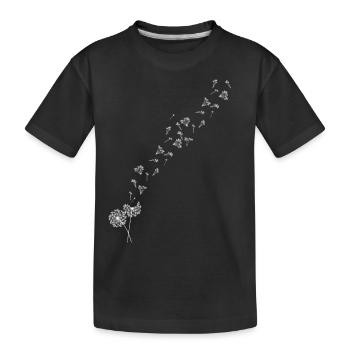 Pissenlit - T-shirt bio Premium Enfant - noir - Devant