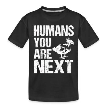 Dodo cadeau oiseau primitive fossil archéologie Geek - T-shirt bio Premium Enfant - noir - Devant
