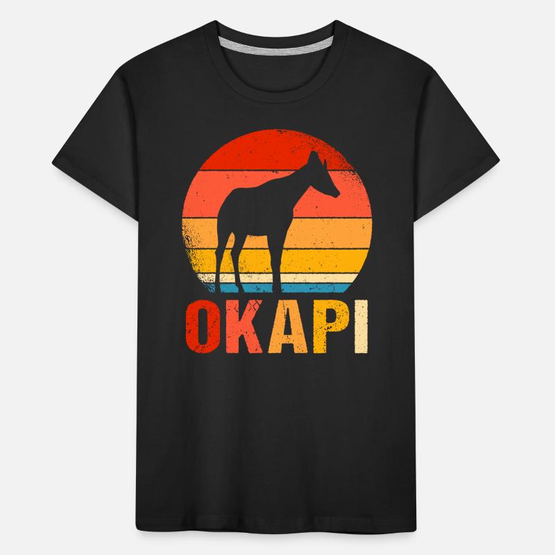 Okapi Retro Cadeau T-shirt bio Premium Enfant