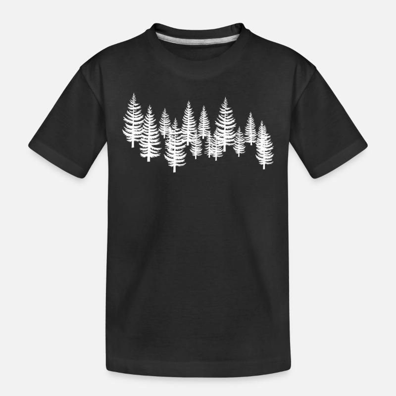 Arbre blanc -arbres - T-shirt bio Premium Enfant - noir