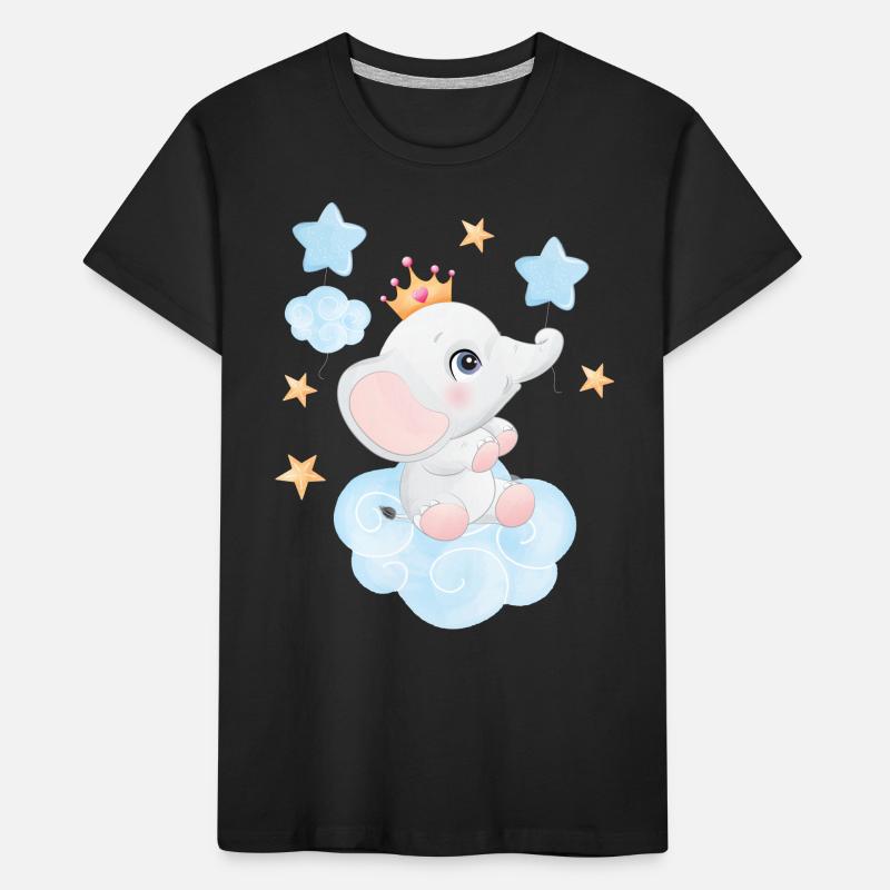 Doux bébé éléphant T-shirt bio Premium Enfant