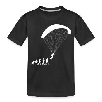 Parapente Evolution Parapente Pilot Parapente - T-shirt bio Premium Enfant - noir - Devant
