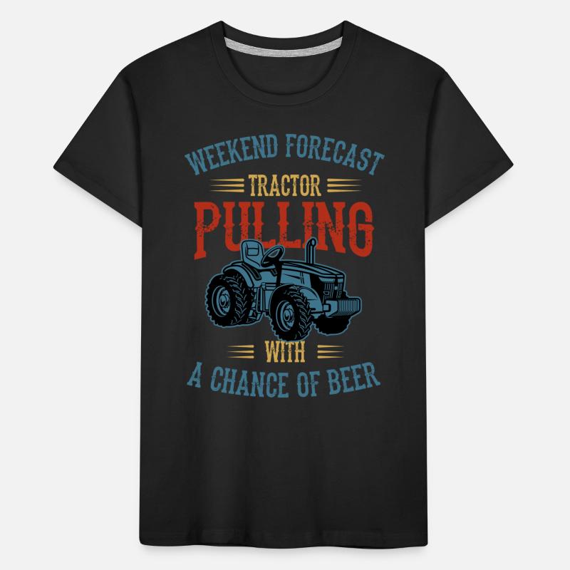 tractor pulling, tractor pulling drag, tractors, Kids' Premium Organic T-Shirt